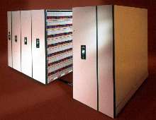 Security System controls aisle access for mobile systems.