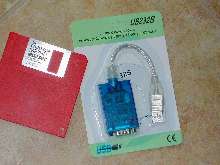 USB-to-Serial Cable suits laptop PCs without serial ports.