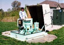 Lift-Assist Kit helps open pump-station hoods.