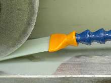 Straight Flow Nozzle suits grinding operations.