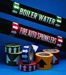 Pipe Markers identify contents and indicate flow direction.