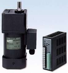 Gearmotor has 200 W output rating and small frame size.
