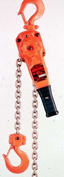 Lever Hoists suit heavy-duty hoist applications.
