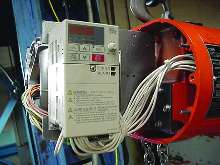 Variable Frequency Drive gives hoist precise speed control.