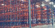 Structural Rack provides storage solution for warehouses.