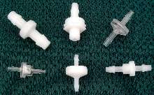 Check Valves utilize free-floating diaphragm.