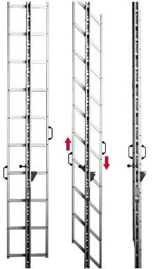 Foldable Ladder prevents unauthorized access.