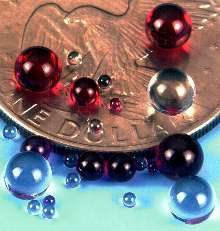 Optical Balls are offered in choice of materials.