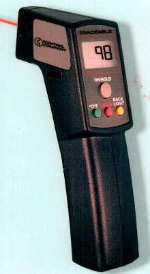 IR Thermometer Gun takes instant surface temp readings.
