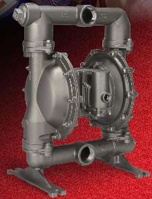 Diaphragm Pump is constructed of stainless steel.