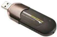 Wireless LAN Adapter has built-in USB Flash storage.