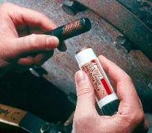 Anti-Seize Lubricants come in semi-solid stick form.