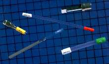 Permeation Tube emits compound at constant rate.