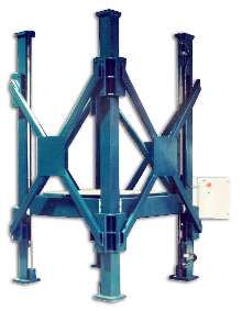 Lift aids in transformer coil maintenance.