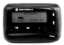 Alphanumeric Pager features 4-line display.