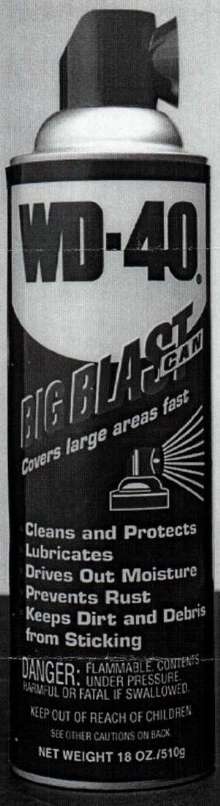 Protective Lubricant is suited for large surface areas.