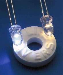 White LEDs offer hard and soft light options.