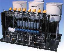 Dye Metering Systems handle flows from 5 cc/min to 50 gph.