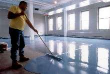 Epoxy Floor Resurfacer is impervious to dirt and bacteria.