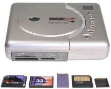 Flash Card Burner works with 7 different media types.