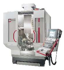 Machining Center allows 5-axis/5-sided machining.