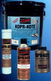 Copper Anti-Seize withstands temperatures to 1,800�F.
