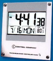 Wall-Mount Atomic Clock is traceable to NIST standards.