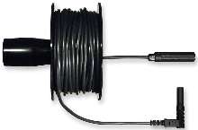 Cable Reel Extension aids in long-distance probing.