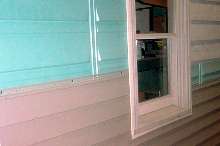 Underlayment works with straight-lap siding panels.