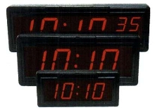 Digital GPS Clocks are viewable from up to 150 ft away.