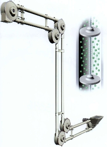Aero-Mechanical Conveyor handles cohesive materials.