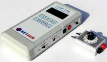 Analyzer tests all functions of external pacemakers.