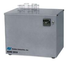 Aging Oven tests liquid aging of elastomer compounds.