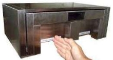 Towel Dispenser features hands-free operation.
