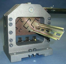 Bench-Mount Cutter cuts all types of DIN rail.
