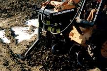 Trencher can create circular foundations.