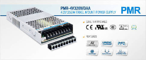Fanless Panel Mount Power Supplies target LED signage.