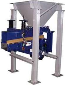 Vibratory Feeder features integrated chutework.