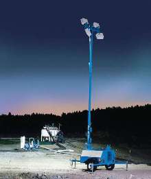 Trailer-Mounted Light Towers illuminate worksites.