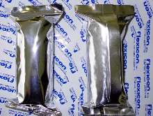 Foil Laminate packages liquid-saturated products.