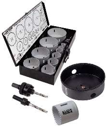 Hole Saws stay sharp after cutting abrasive materials.