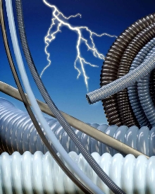 Fluoroplastic Tubing eliminates static charges.