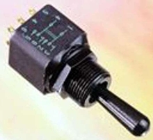 Toggle Switch is protected against accidental actuation.