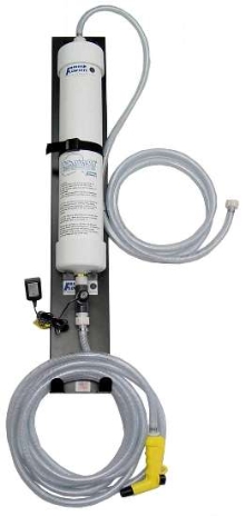 Deionizer Cartridge fills forklift batteries.