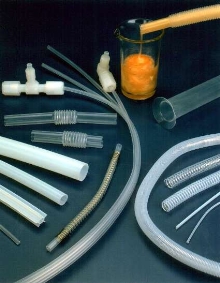 Fluoroplastic Tubing suits fluid handling applications.