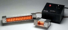 IR Line Heater utilizes quartz halogen lamp.