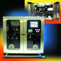 Digital Printing Press runs at speeds up to 150 fpm.