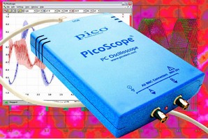 Dual-Channel PC Oscilloscope features 12-bit resolution.