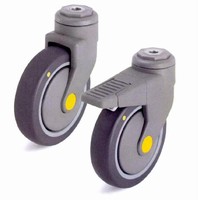 Antistatic Swivel Casters handle loads from 220-285 lb.