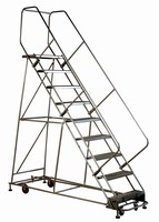 Rolling Ladder is easily maneuvered.